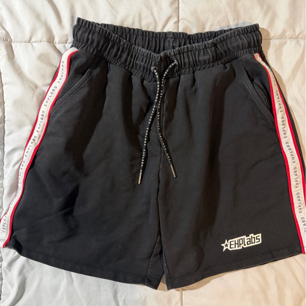 Ephlabs Black Athletic Shorts